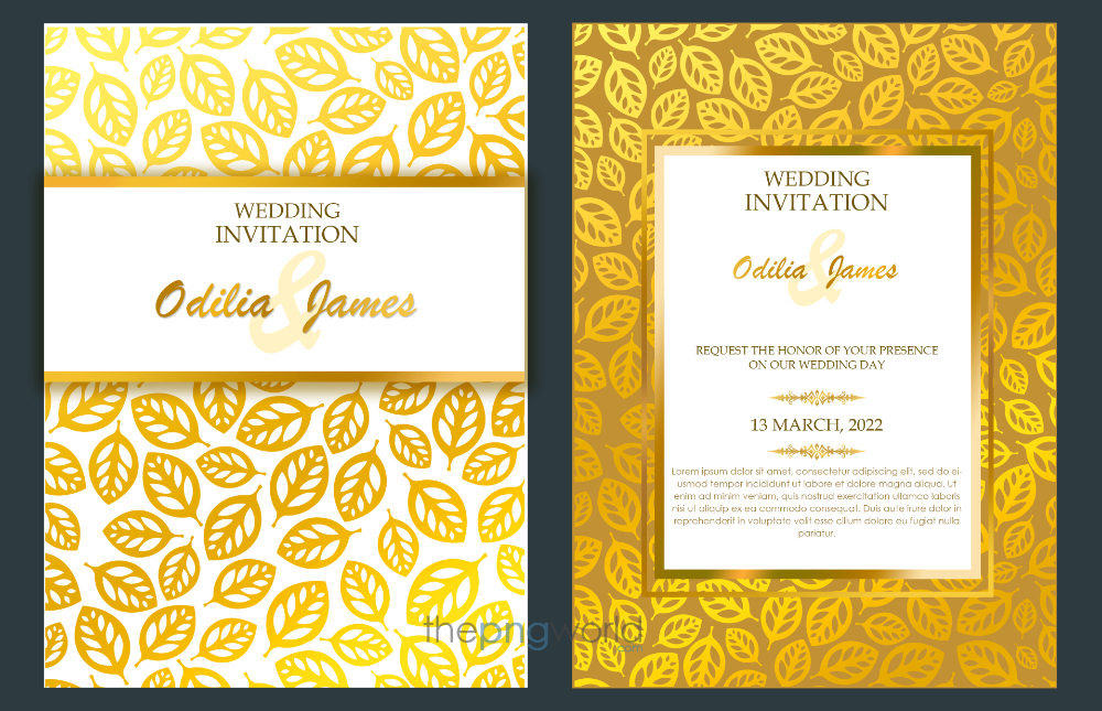 Marriage Wedding Save the Date with Leaf Invitation Card wedding invitation,marriage invitation card,invitation card,shaadi card,online invitation card,unique card design,floral,save the card,party,happy,floral,welcome,invited,leaf,leaves